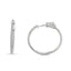 Jumbo Diamond Hoop