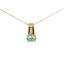 Emerald and Natural Diamond Necklace