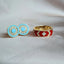 Enamel Chevron Ring