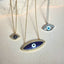 ENAMEL EVIL EYE NECKLACE