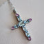 Aqua and Sapphire Cross
