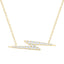 Diamond Lightning Bolt Necklace