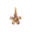 Diamond Flower Pendant