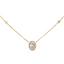 Oval Gold Necklace
