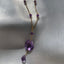 Amethyst Drop Necklace