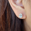 Oval Diamond Studs