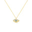 Enamel Evil Eye Necklace