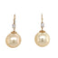 Golden Pearl Diamonds Earrings