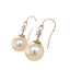 Golden Pearl Diamonds Earrings