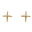 Gold X's Earrings