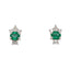 Emerald Diamond Earrings